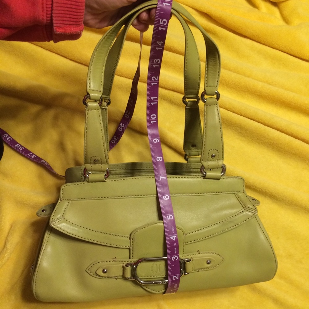 Cole Haan Avacado Green Satchel - Picture 3 of 8